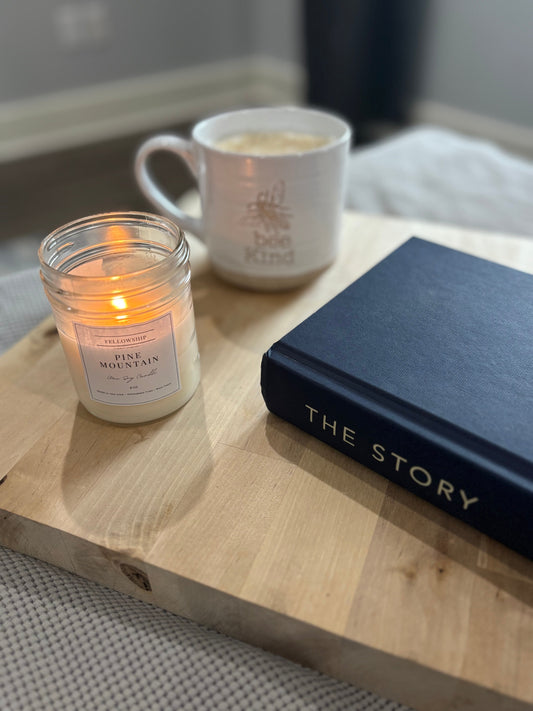 Soy Candle Coffee and the Story Book