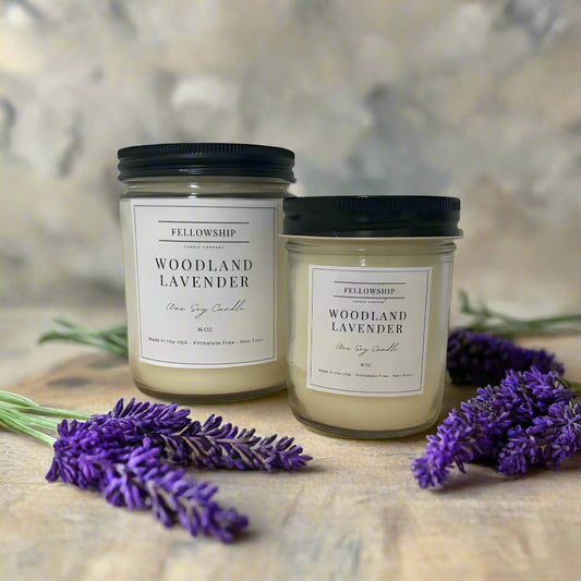 Lavender Scented Soy Candles