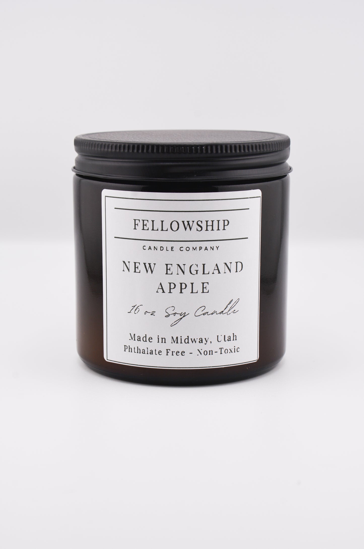 New England Apple Non Toxic Amber Candles