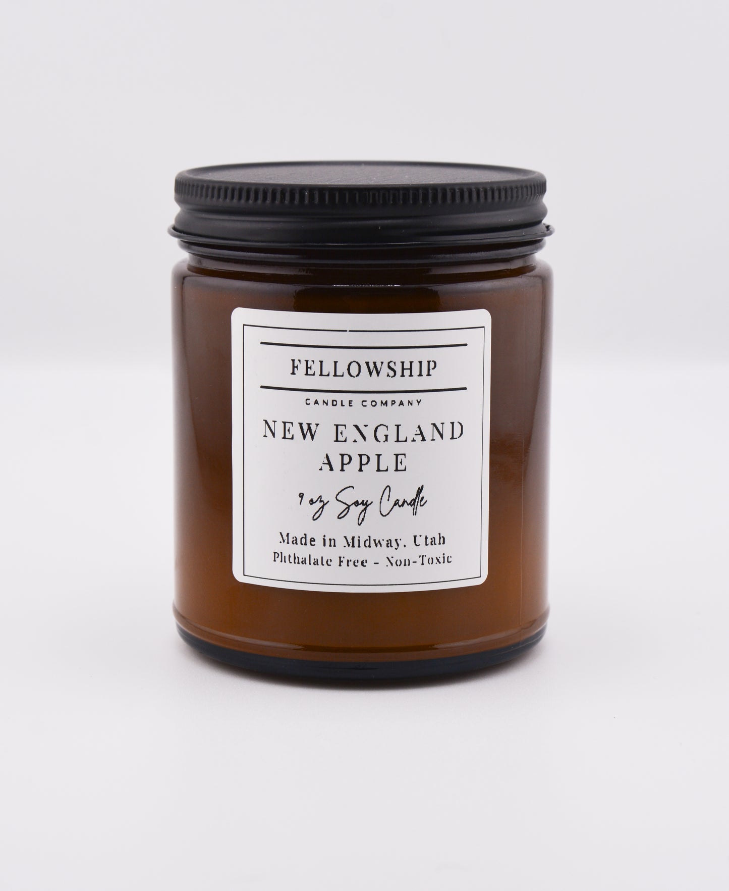 New England Apple Non Toxic Amber Candles