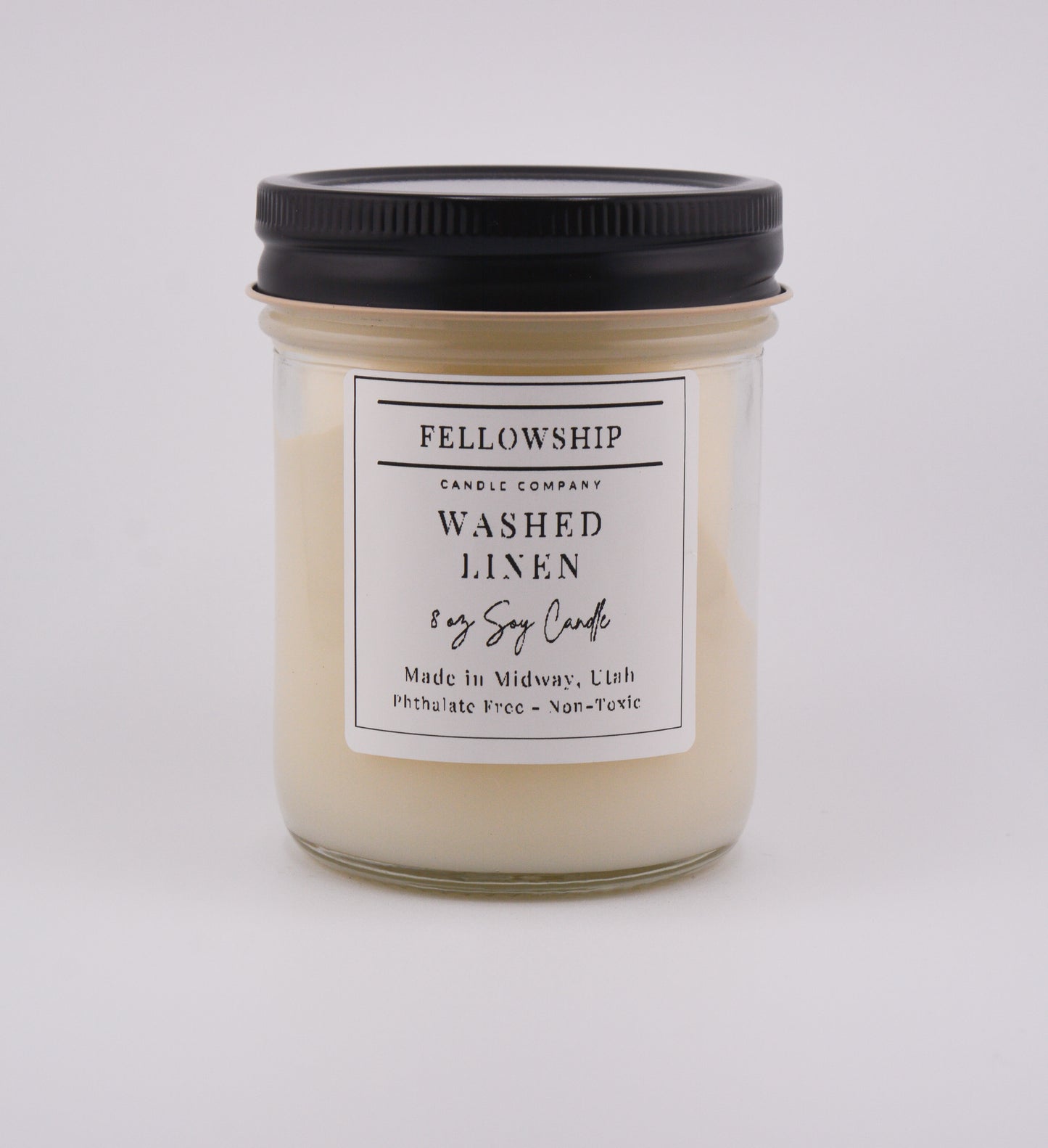 Washed Linen 8 oz Soy Candle