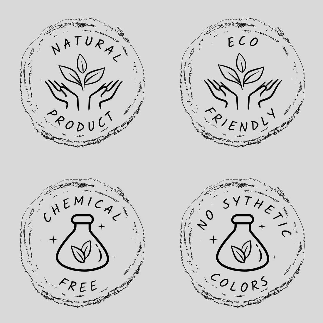 Non-Toxic, Eco Friendly, Chemical Free, No Synthetic Colors