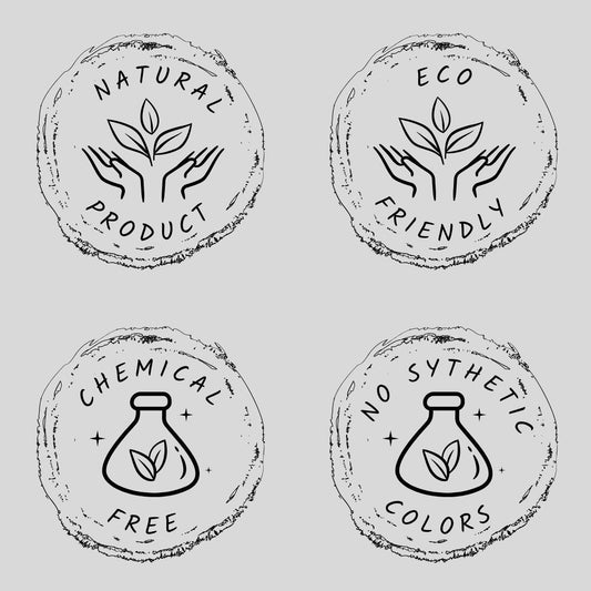 Non-Toxic, Eco Friendly, Chemical Free, No Synthetic Colors