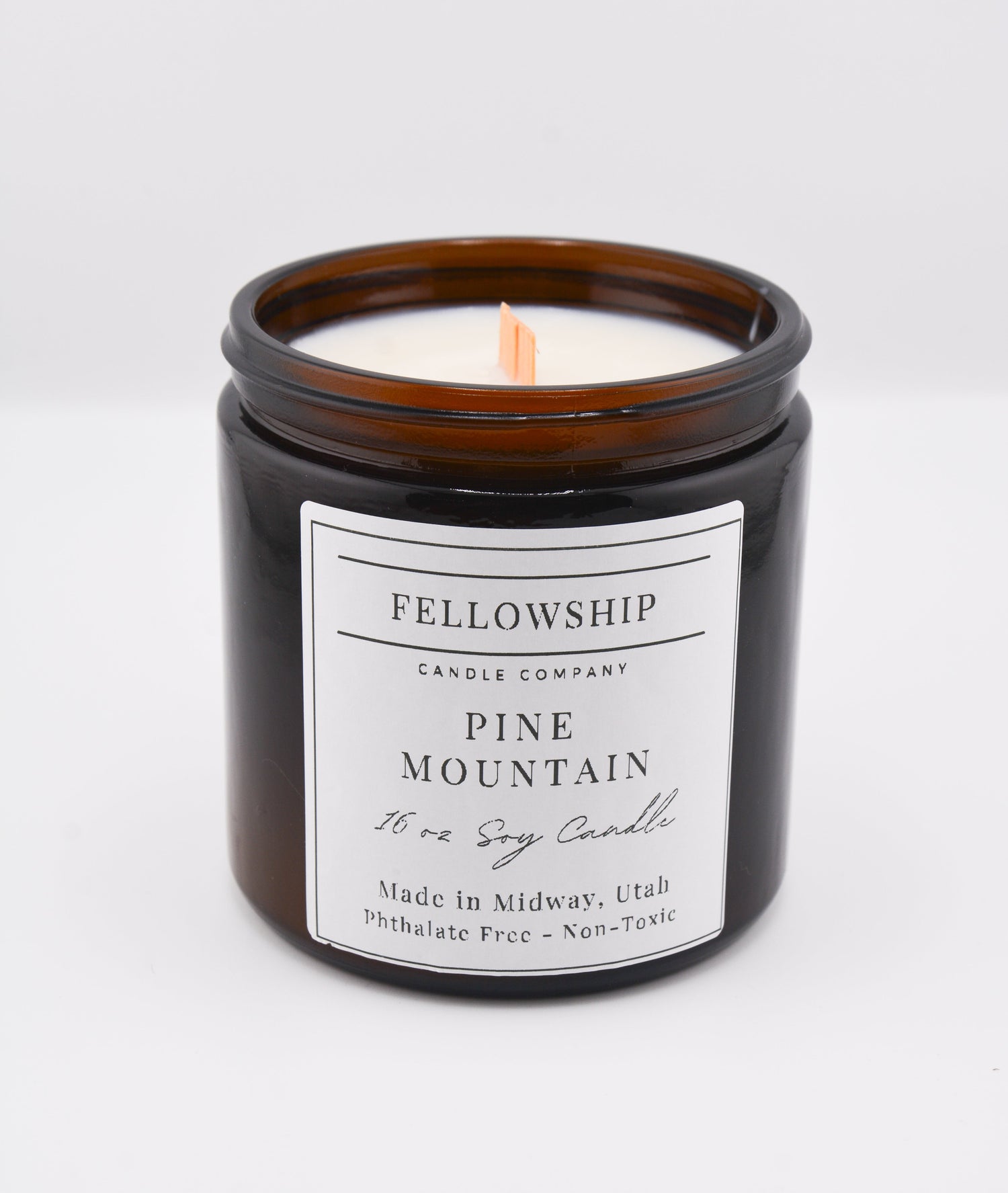 Fellowship Candle Co Amber Collection Pine Mountain Candle