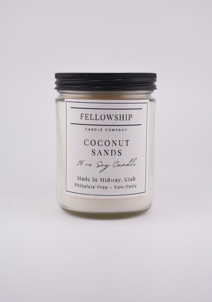 Coconut Sands 16oz Soy Candle