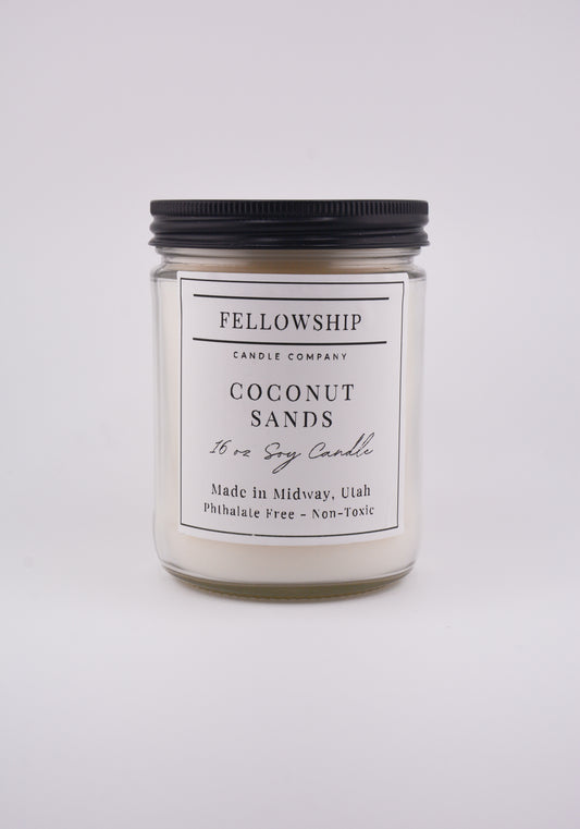 Coconut Sands 16oz Soy Candle