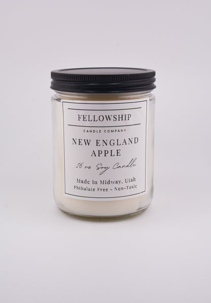 New England Apple 16oz Soy Candle