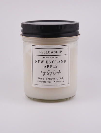 New England Apple 8oz Soy Candle