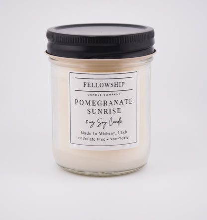Pomegranate Sunrise 8 oz Soy Candle