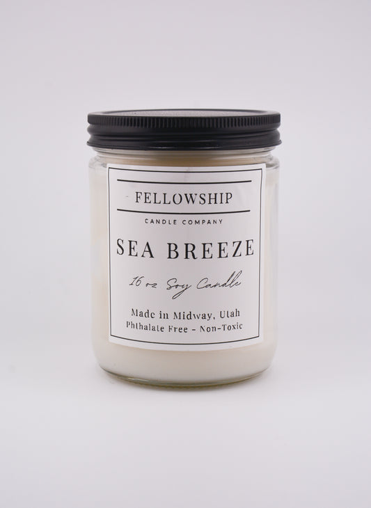 Sea Breeze 16 oz Soy Candle
