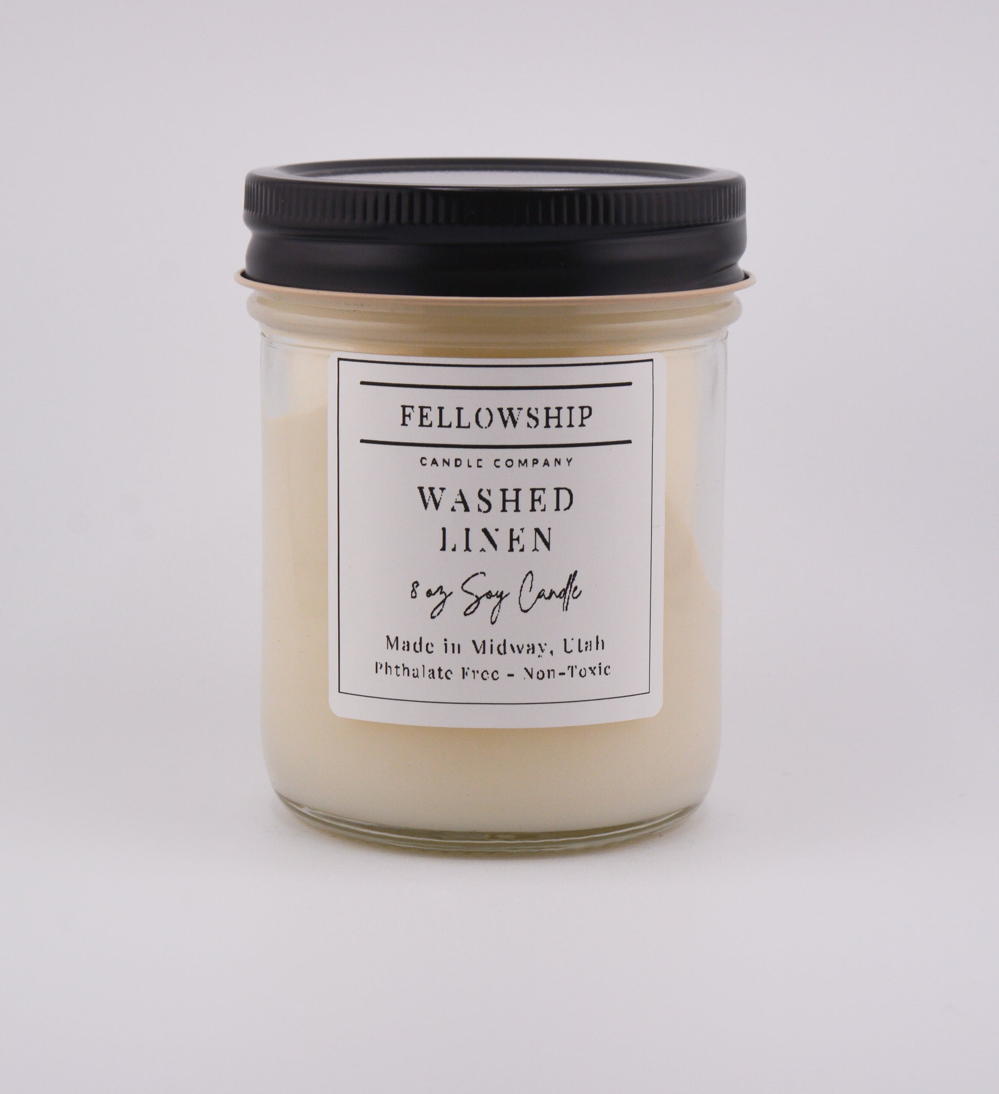 Washed Linen 8 oz Soy Candle